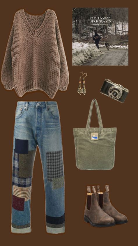 #noahkahan #granolagirl #granola #fashion #style #aesthetic #collage Granola Girl Christmas List, Comfy Granola Outfits, Indie Granola Outfits, Blundstone Fashion, Fall Granola Outfits, Granola Winter Outfits, Granola Fall Outfits, Granola Outfits Winter, Granola Girl Outfits Winter