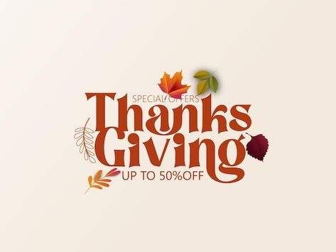 Vector happy thanksgiving day with leave... | Premium Vector #Freepik #vector #thank-you-poster #happy-text #thank-you-typography #thank-you-text Happy Thanksgiving Graphic, Thank You Flyer Design, Thanksgiving Poster Design, Thanksgiving Flyer Design, Thanksgiving Typography, Happy Text, Thanksgiving Graphics, Us Thanksgiving, Thanksgiving Post