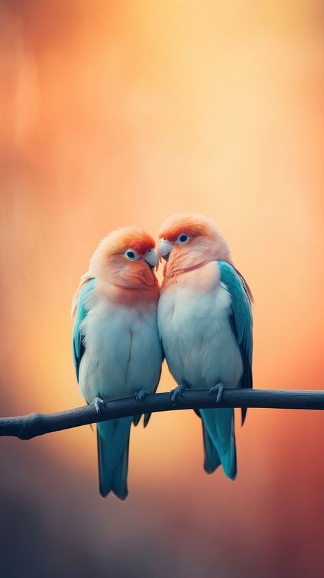 A couple love bird animal beak affectionate. | premium image by rawpixel.com / Pitcha Benrohman Animal Couple Aesthetic, Love Birds Aesthetic, Love Birds Photography, Bird Aesthetic, Couple Birds, Bird Couple, Good Morning Coffee Images, Morning Coffee Images, Coffee Images