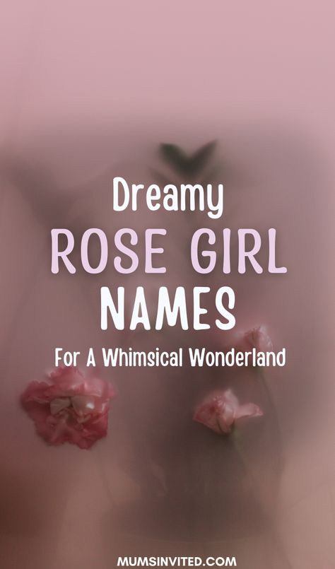 Are you searching for unique and rare girl names that mean rose? Explore our list of meaningful girl names inspired by fairy tales, with whimsical, mystical, ethereal, and enchanting themes. These cute baby names are sure to add a touch of magic to your baby's life. These rose names are perfect for spring! Names that mean rose. Girl names that mean rose. wet flower wallpaper. Wet flowers aesthetic iPhone japan. Aphrodite Inspired Names, Flora Name Meaning, Goddess Names Aesthetic, Rose Name Aesthetic, Names With Lynn In Them, Ethereal Names With Meaning, Unique Flowers Names, Names That Mean Pink, Names That Mean Rose