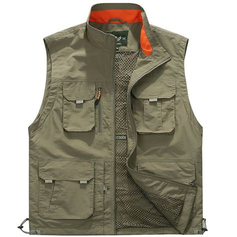 Harajuku Fashion Male, Military Tactical Vest, Photography Vest, Mens Vest Casual, Travel Vest, Cargo Pants Streetwear, Mens Vest Fashion, Chaleco Casual, Harajuku Men