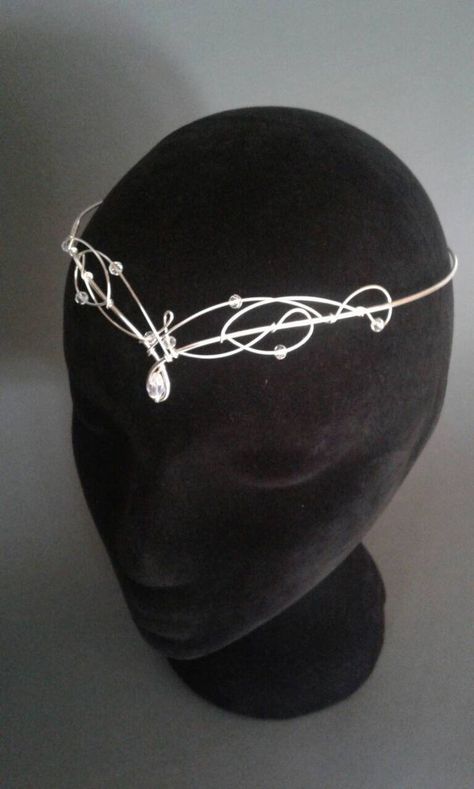 Celtic Bride, Wedding Circlet, Bridal Circlet, Elven Wedding, Medieval Crown, Celtic Wedding, Magical Jewelry, Crystal Crown, Wedding Headpiece