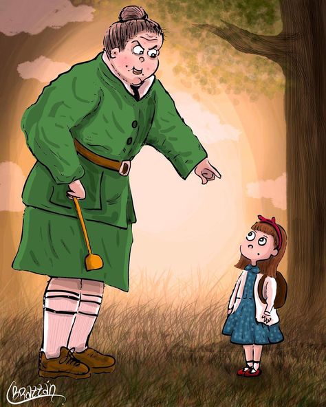 Art - Perú 🇵🇪 on Instagram: “Here’s a fanart I did of “Matilda”. One of my favourite movies. 📚 #matilda #childhood #trunchbull #characterdesign #fanart #digitalart…” Matilda Cartoon, Matilda Fanart, Matilda Drawing, School Kids Cartoon, Scene Drawing, Live Action Movie, Kids Cartoon, School Kids, Level 3