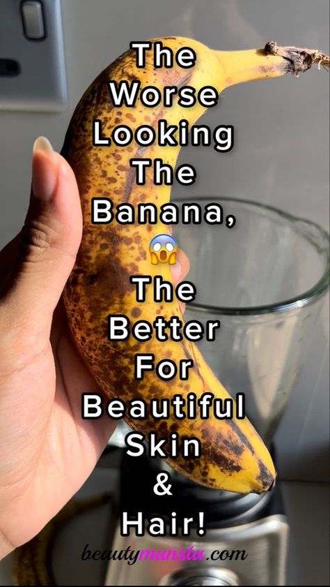 Banana Beauty Tips, Banana Peel Skin Care, Banana Body Scrub, Benefits Of Banana Peel On Face, Banana For Face, Banana Face Mask Diy Glowing Skin, Banana For Skin, Banana Benefits For Skin, Banana Face Mask For Acne