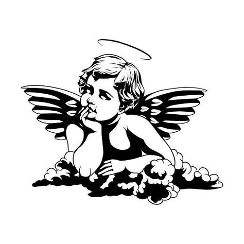 Blue Angel Tattoo, Tattoo Angels, Cherub Tattoo Designs, Christus Tattoo, Baby Angel Tattoo, Herren Hand Tattoos, Henna Tattoo Stencils, Cupid Tattoo, Catrina Tattoo