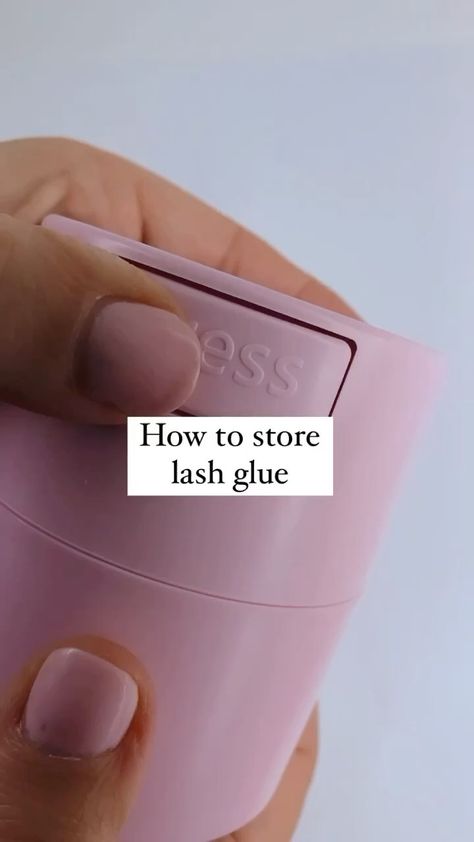 esvolumelashes on Instagram: How to store lash glue ⤵️ . ✅ Always store your lash glue in a cool dark place. Eslashes New airtight container is the perfect place to… Glue Storage, Airtight Containers, How To Store, For Lash, Lash Glue, Lash Artist, Dark Places, Eyelash Extension, Eyelash Extensions