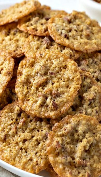 Oatmeal Raisin Lace Cookies, Lacey Oatmeal Cookies, Oatmeal Lace Cookies 12 Tomatoes, Crispy Oatmeal Cookies Recipes, Lacy Oatmeal Cookies, Lace Cookies Recipe Oatmeal, Crunchy Oatmeal Raisin Cookies, Oatmeal Lace Cookies Recipe, Oatmeal Pecan Cookies