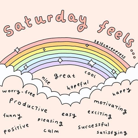 self care express 🌈✨🌤 on Instagram: “Happy Saturday 😀 —Follow @selfcarexpress for more🧸☀️☺️❤️ . . . . #motivational #motivation #motivationalquotes #inspiration #quotes…” Saturday Motivation Inspiration, Self Care Saturday Quotes, Saturday Motivation Quotes, Saturday Inspirational Quotes, Saturday Illustration, Saturday Motivation, Week Motivation, Positive Daily Quotes, Happy Saturday Quotes