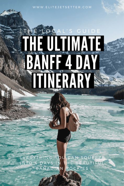 Ultimate Banff Itinerary - everything you need to see in your 4 day vacation in Banff National Park. Things to do in Banff. Banff Itinerary. Banff summer itinerary. #banff #Canada #summer #mountains #Alberta #CAnadianrockies Banff Canada Summer, Banff Summer, Banff Itinerary, Things To Do In Banff, Summer Mountains, Fairmont Chateau Lake Louise, Banff National Park Canada, Canada Summer, Alberta Travel