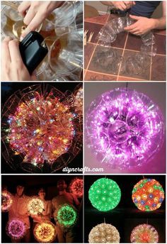 Types Of Lights, Diy Christmas Lights, Sparkle Ball, Diy Cups, Plastic Cups, Christmas Deco, Xmas Crafts, Outdoor Christmas Decorations, Christmas Projects