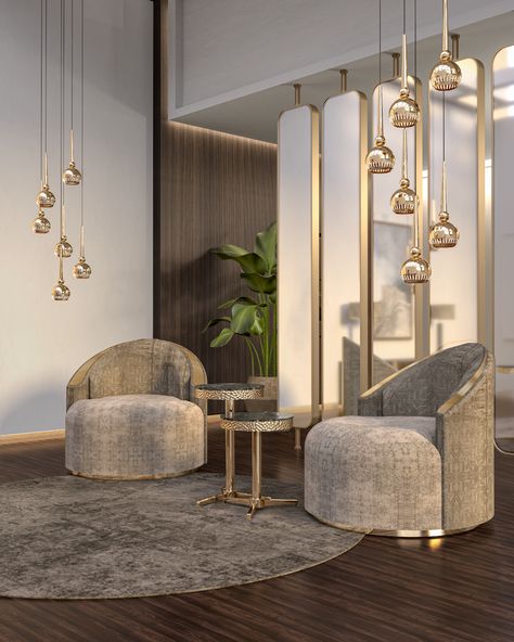 Luxury Lighting Design, Luxury Living Room Design, Living Room Design Decor, Boutique Interior, Decorative Lighting, New Wall, New Classic, Luxury Living Room, 인테리어 디자인