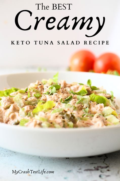 After hundreds of versions, I have finally created the BEST Keto Creamy Tuna salad recipe. Alight and fresh comfort food, made with a few simple ingredients along with one secret ingredient to take this classic keto tuna salad and make it over the top delicious! Creamy Tuna Salad, Classic Tuna Salad Recipe, Tuna Salad Recipe Easy, Keto Tuna Salad, Keto Tuna, Classic Tuna Salad, Salad Recipes Low Carb, Tuna Salad Recipe, Tuna Recipes