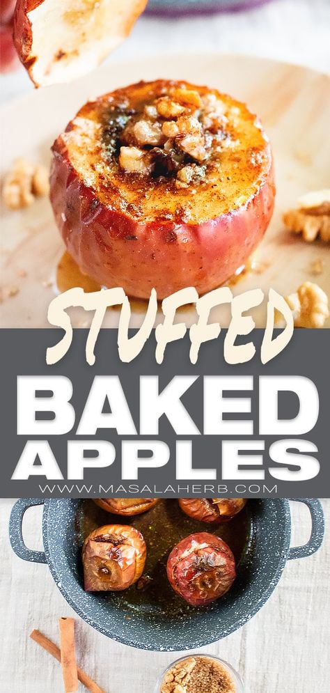 Apples For Baking, Baked Stuffed Apples, Stuffed Baked Apples, Quick Apple Dessert, Healthy Apple Desserts, Best Apples For Baking, Baked Apple Dessert, Fall Deserts, Baked Apple Recipes