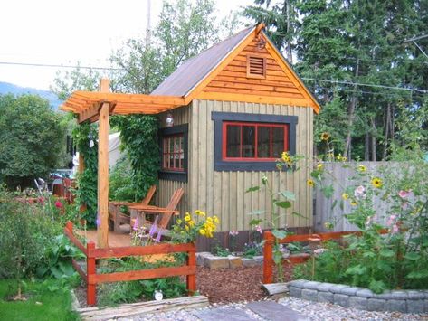 Shed With Pergola, Shed With Loft, Fine Homebuilding, Wood Shed Plans, Lake Fun, Shed Building, Pole Barn House Plans, Large Sheds, Shed Building Plans