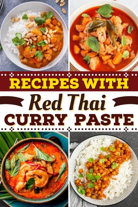 Recipes Using Curry Paste, Recipes That Use Red Curry Paste, Thai Red Curry Paste Uses, Recipes With Thai Red Curry Paste, Red Curry Recipe Vegetarian, Recipes With Curry Paste, Red Curry Paste Recipe Easy, Recipes Using Red Curry Paste, Red Curry Recipes Thai