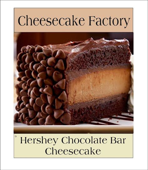 Cheesecake Factory Hershey Chocolate Bar Cheesecake   Copycat Recipe  YUM! London Cheesecake, Restaurant Copycat, Coconut Dessert, The Cheesecake Factory, Hershey's Chocolate, Abandoned Homes, Brownie Desserts, Abandoned Castles, Oreo Dessert