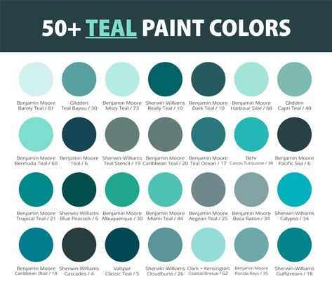 Sophisticated Teal Behr Color Palettes, Popular Teal Paint Colors, Teal Paint Colors For Bedroom, Muted Teal Paint Color, Benjamin Moore Teal, Behr Color Palettes, Benjamin Moore Paint Colors Blue, Light Teal Paint, Dark Teal Living Room