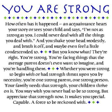 Preemie Parents, Preemies Single Parent Quotes, Special Needs Mom, Genius Ideas, Strong Mom, Cool Ideas, You Are Strong, Single Parenting, Parenting Quotes, Mom Quotes