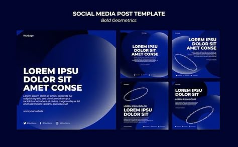 Blue Social Media Post, Facebook Advertising Design, Hackathon Poster, Gradient Social Media, Banners Design, Blue Instagram, Instagram Banner, Social Media Optimization, Facebook Advertising