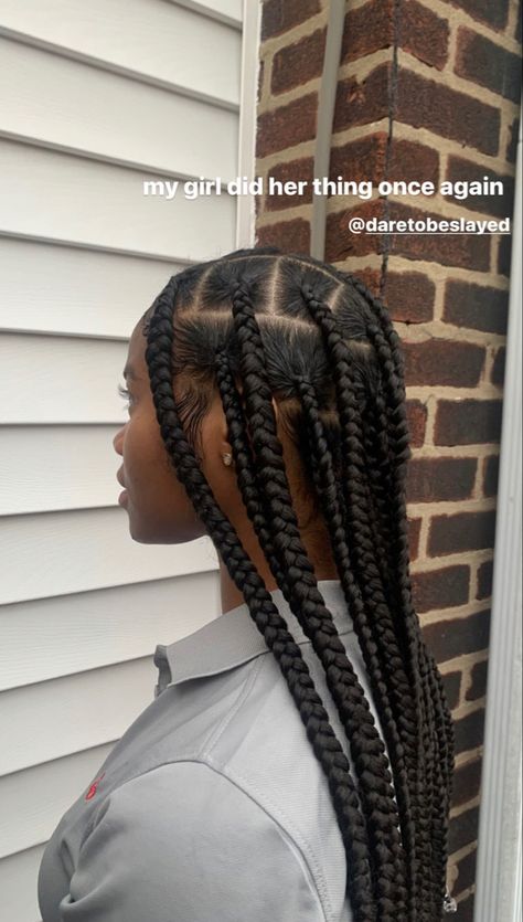 braids Big Box Braids Hairstyles Ideas, Different Box Braids, Large Box Braids Styles, Large Box Braids, Big Box Braids, Twisted Hair, Big Box Braids Hairstyles, Goddess Braids Hairstyles, Watch Free Movies