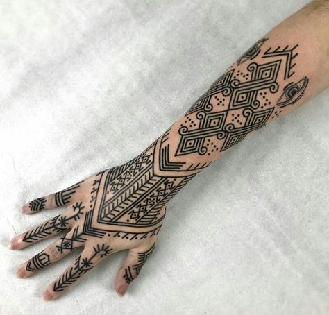 North African Tattoo, Ritualistic Tattoo, Celtic Finger Tattoo, Archeology Tattoo, Geometric Hand Tattoo, Necronomicon Tattoo, Men Henna Tattoo, Slavic Tattoo, Berber Tattoo