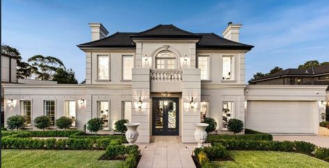 French Provincial Exterior, French House Design, French Provincial House Plans, French Provincial Interior Design, Modern Provincial, Modern French Provincial, French Provincial Decor, French Provincial Home, Dream House Aesthetic