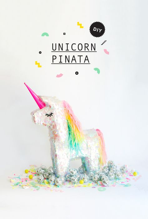 Unicorn Pinata Makeover | Oh Happy Day! Pinata Diy, Unicorn Pinata, Halloween Fest, Diy Unicorn, Diy Pinata, Bohol, Unicorn Rainbow, Unicorn Birthday Parties, The Unicorn