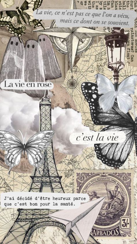 #aesthetic #collage #vintage #moodboard #france #french #love #cool #life #shuffle French Aesthetic Moodboard, French Poster Aesthetic, French Aesthetic Poster, Aesthetic French Wallpaper, French Language Aesthetic Wallpaper, Vintage French Aesthetic Wallpaper, Paris Collage Aesthetic, French Words Aesthetic Wallpaper, Language Aesthetic Wallpaper