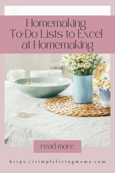 Homemaking Checklist - Get Tasks Done as a Homemaker Homemaking Checklist, Modern Homemaking, Thanksgiving Budget, Modern Homemaker, Homemaking Binder, Halloween Budget, Crockpot Lunch, Zone Cleaning, Tidy Bathroom