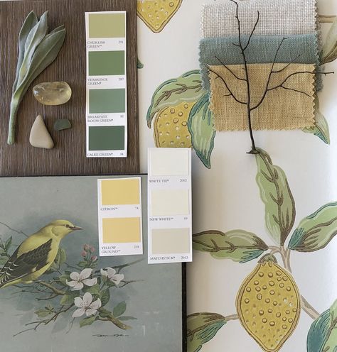 yellow and green mood board Sage Green And Yellow Kitchen, Sage Green And Yellow Living Room, Yellow And Green Kitchen, Green Mood Board, Sage Living Room, Blue Green Kitchen, Light Blue Living Room, Yellow Office, Yellow Couch