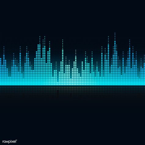 Sound wave equalizer vector design | free image by rawpixel.com / Kappy Kappy Neon Vector, Sound Waves Design, Audio Waves, Stage Designs, Waves Design, Music Waves, Waves Icon, Waves Logo, Waves Background