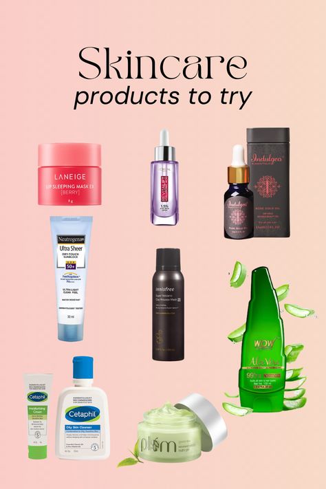 Skin Care Products For Indian Skin, Skincare For Indian Skin, Best Mostizer For Face In India, Glass Skin Products In India, Indian Skincare Routine, Indian Skincare Products, India Skincare, Pharmacy Skincare, Indian Skincare