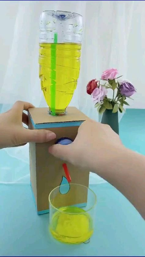 mini water dispenser in 2022 | Diy crafts for kids easy, Hand crafts for kids, Diy creative crafts Creative Kids Crafts, Science Projects For Kids, Seni Dan Kraf, Hand Crafts For Kids, Paper Craft Diy Projects, Diy Paper Crafts Decoration, Kraf Diy, Diy Crafts For Kids Easy, Origami Crafts Diy