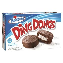 Hostess Snacks, Ding Dong Cake, Ding Dongs, Pulled Pork Burger, Hostess Cupcakes, American Snacks, Chocolate Snacks, Ding Dong, Cake Cover