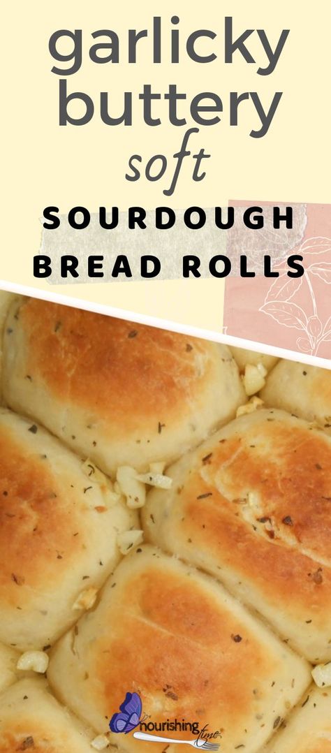 Sourdough Bread Rolls, Garlic Sourdough, Soft Sourdough Bread, Sourdough Dinner Rolls, Sourdough Rolls, Garlic Rolls, Bread Keto, Sourdough Starter Discard Recipe, Bread Rolls Recipe