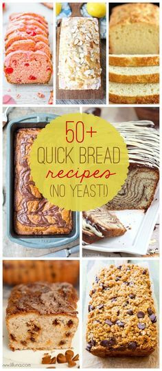 Bread Recipes No Yeast, Easiest Bread Recipe No Yeast, Loaf Bread Recipe, Yeast Baking, Bread Quick, Quick Bread Recipes Easy, No Yeast Bread, Breakfast Bread Recipes, Bread Maker Recipes