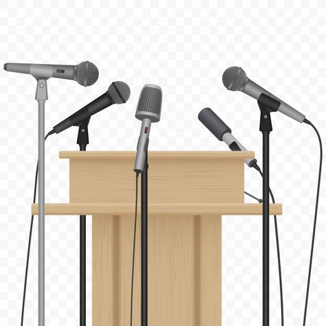 Press conference speaker podium tribune ... | Premium Vector #Freepik #vector #background #business #people #design Speaker Podium, Conference Speaker, Scrapbook Overlay, Church Media Design, Certificate Background, Free Green Screen, Photoshop Backgrounds Free, Photo Frame Wallpaper, Watercolour Texture Background