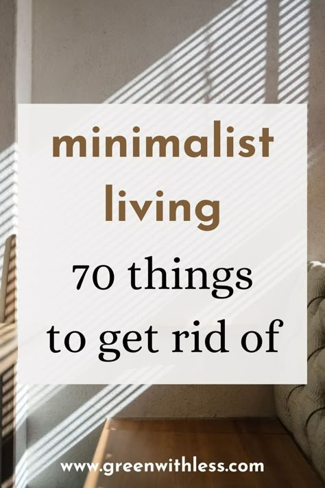 Decluttering Ideas Minimalism, Minimalist Lifestyle Simple Living, Minimalist Lifestyle Inspiration, Things To Declutter, Minimalist Living Tips, Minimalist Organization, Minimalist Inspiration, Minimalism Lifestyle, Minimal Living