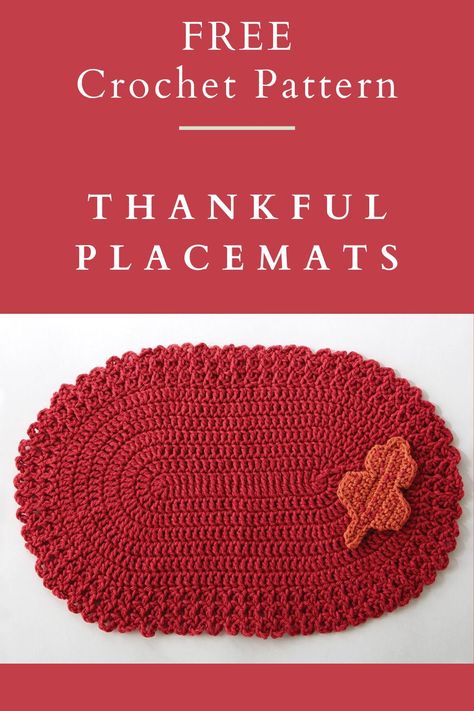 Get your FREE Thankful Placemats Crochet Pattern Here. Crochet Oval Placemats Free Pattern Easy, Crochet Mats Table Placemat, Crochet Animal Placemats, Oval Placemat Crochet Pattern, Crochet Pattern For Placemats, Crochet Fall Placemats Free Pattern, Christmas Placemats Crochet Pattern Free, Crochet Thanksgiving Placemats, Crochet Oval Placemats Free Pattern