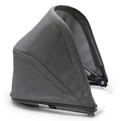 Bugaboo Bee5 Sun Canopy In Grey Melange Bugaboo Stroller, Bugaboo Bee, Kids Strollers, Baby Stroller Accessories, Sun Canopy, Outdoor Sun Shade, Stroller Cover, Baby Nursery Furniture, Baby Protection