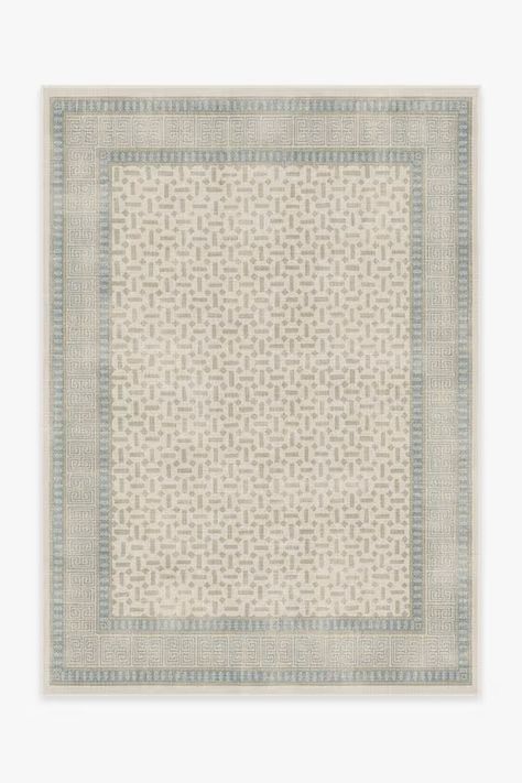 Kairos Ivory & Blue Tufted Rug | Ruggable Rugs In Bathroom, Ruggable Rug, Taupe Rug, Burgundy Rugs, Rug Colors, Nursery Rugs, Rug Stain, Washable Rug, Ivory Rug