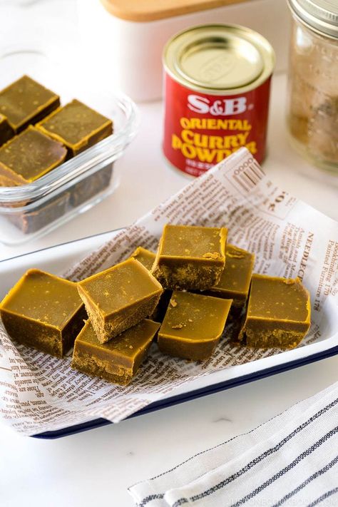 Learn how to make Japanese Curry Roux from scratch. Only 5 ingredients! This easy recipe will have you cook up many delicious pots of Japanese curry. #curry #japanesecurry #curryroux | Easy Japanese Recipes at JustOneCookbook.com Japanese Curry From Scratch, Japanese Curry Recipe From Scratch, Japanese Curry Powder Recipe, Curry Roux Recipe, Homemade Japanese Curry, Japanese Curry Recipe, Japanese Curry Rice, How To Make Curry, Homemade Curry Powder