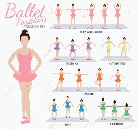 Tari Balet, Ballet Steps, Ballet Terms, Ballet Basics, Beginner Ballet, Ballerina Workout, Ballet Positions, Dance Stretches, Ballet Lessons