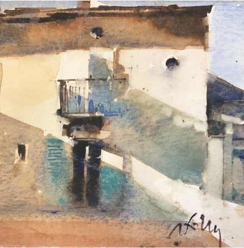 Abstract Watercolor Landscape, Watercolor City, Watercolor Architecture, Watercolor Paintings For Beginners, Watercolor Pictures, Watercolour Inspiration, Watercolor Paintings Easy, Landscape Art Painting, Abstract Art Landscape