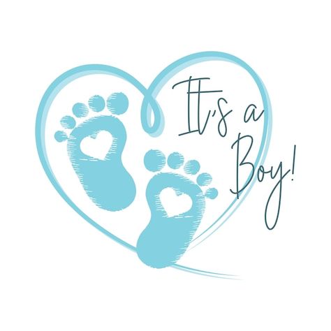 Its Boy Baby, Baby Prints Ideas, Its A Boy Template, It’s A Boy, New Baby Boy Cards, Baby Boy Drawing, Its Boy, Baby Boy Frame, Boy Baby Announcement