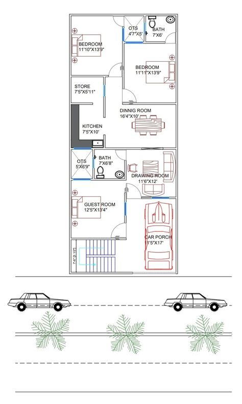 25x60 house plan 25x60 House Plans, 3 Bhk House Plan, Drawing Room, House Plan, House Plans, Floor Plans, How To Plan, Bedroom, Quick Saves