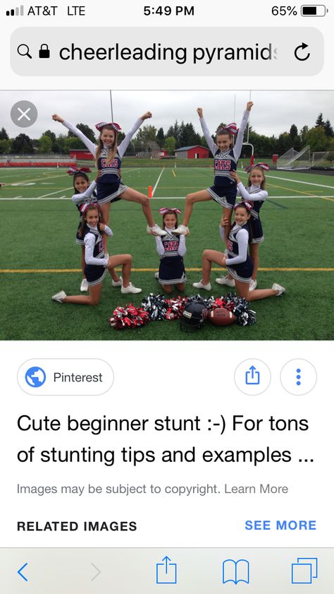 Easy Cheer Stunts, Peewee Cheer, Cheerleading Chants, Cheer Pyramids, Youth Cheerleading, Cheer Moves, Cheer Games, Cheer Dance Routines, Michigan College