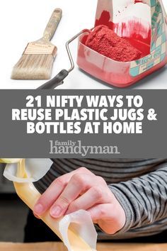 21 Nifty Ways to Reuse Plastic Jugs and Bottles at Home Reuse Plastic Containers, Laundry Detergent Container, Laundry Detergent Bottles, Tetra Pack, Reuse Recycle Repurpose, Upcycle Plastic, Plastic Jugs, Reuse Plastic Bottles, Plastic Bottle Art