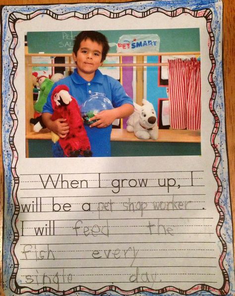 What I Want To Be When I Grow Up Project, When I Grow Up Kindergarten, What I Want To Be When I Grow Up, When I Grow Up I Want To Be, When I Grow Up I Want To Be Preschool, Communities Unit, Kindergarten Photos, Community Helpers Unit, Super Tips