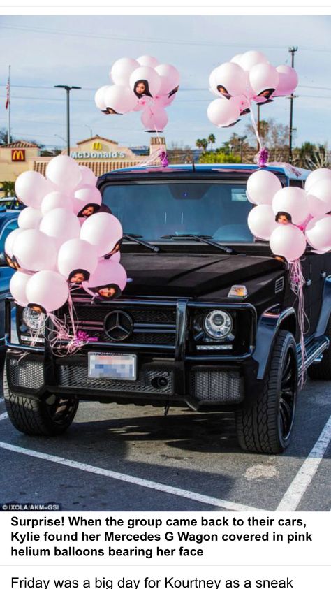 Kylie's wrap velvet G-Wagon Homecoming Queen Parade Car Decorations, Decorated Car For Birthday, Clean Headlights, Jeep Rims, Calabasas California, How To Clean Headlights, Pre K Graduation, 8th Grade Graduation, Birthday Goals